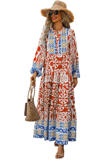 Long Sleeve Boho Dress - Catherine Martin