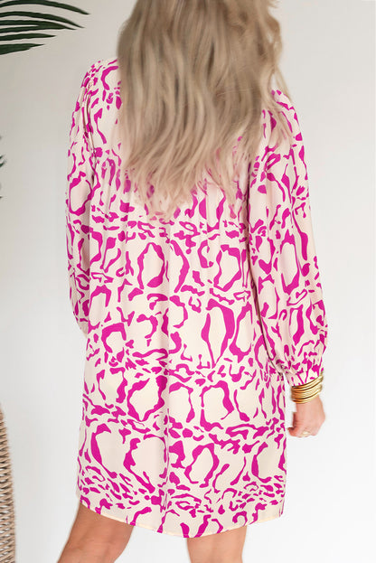 Pink Leopard Mini Dress - Catherine Martin