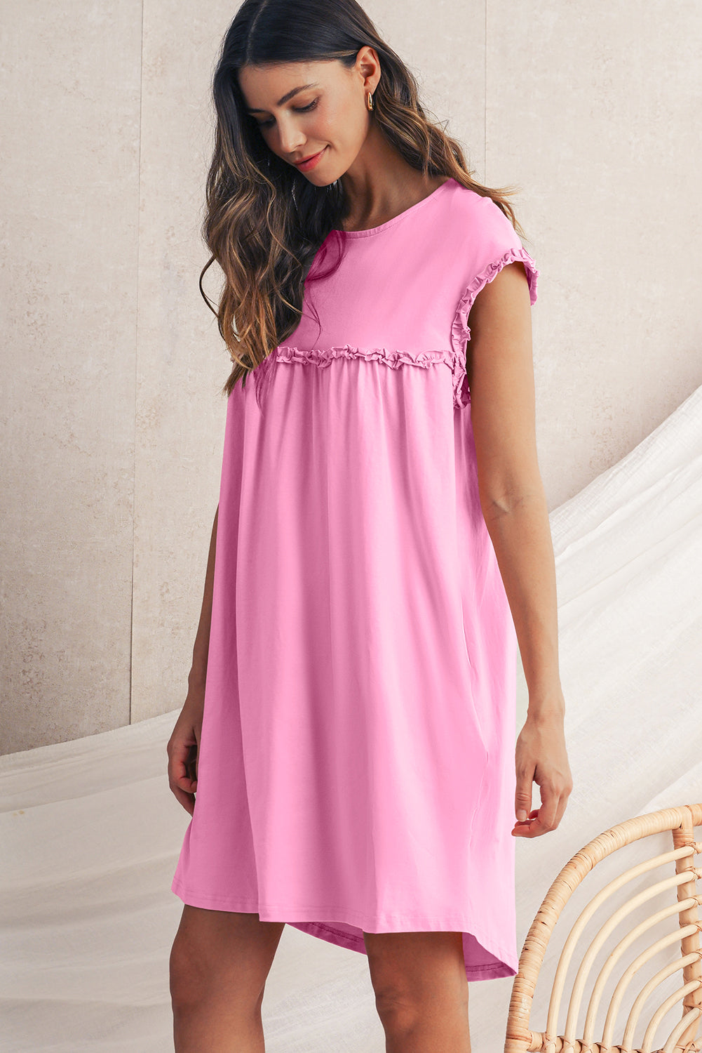 Casual Relaxed Fit Dress with Pockets - Catherine Martin