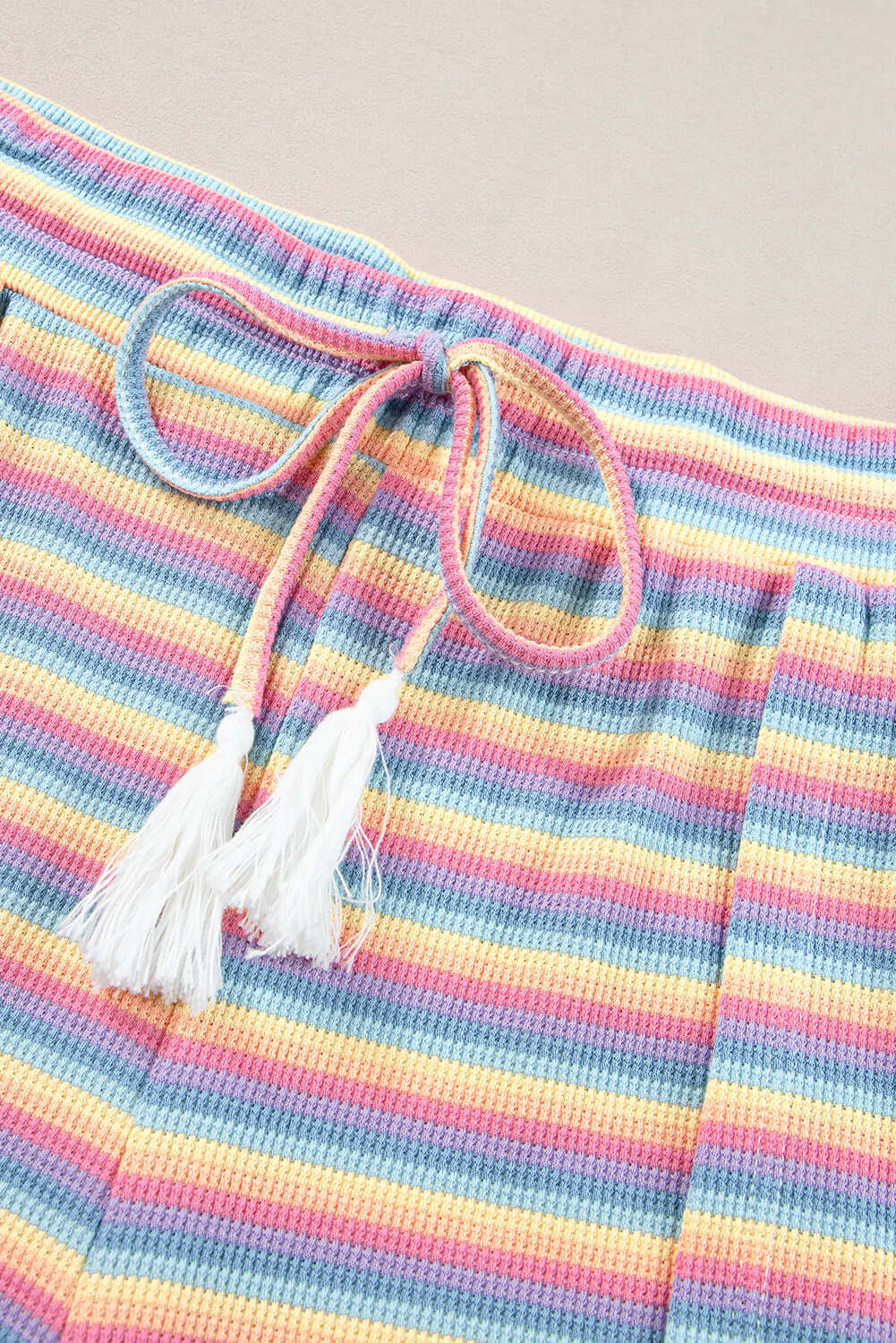 Lightweight and breathable striped co-ord set, perfect for beach days
