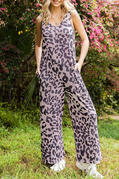 Leopard Print Jumpsuit - Catherine Martin