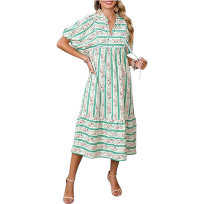 Multicolour Boho Long Dress