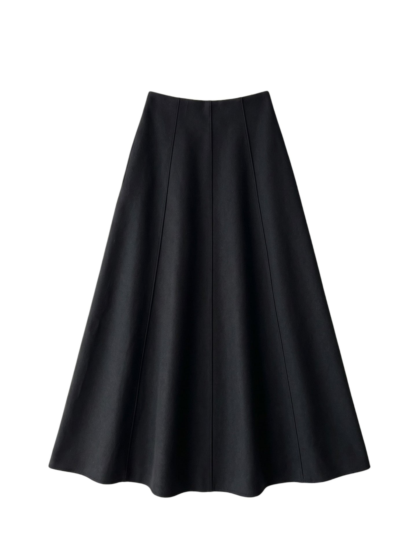 Black skirt on a white background