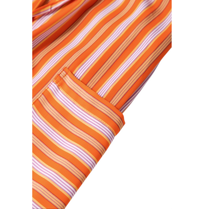 Striped Wide-Leg Cropped Palazzo Pants