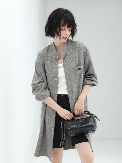 Stylish Mid-Length Shirt-4