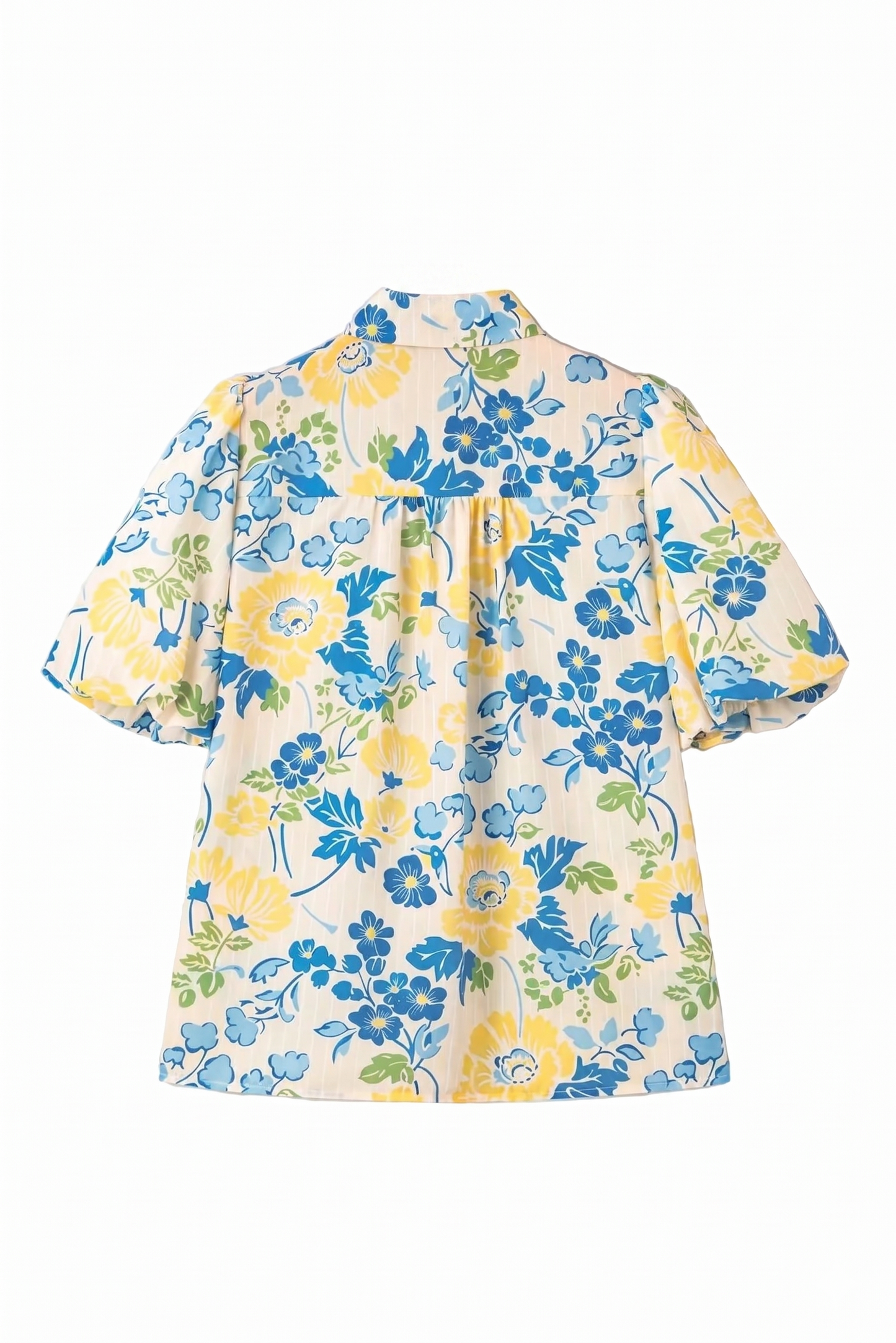 Sunshine Bloom Puff Sleeve Blouse